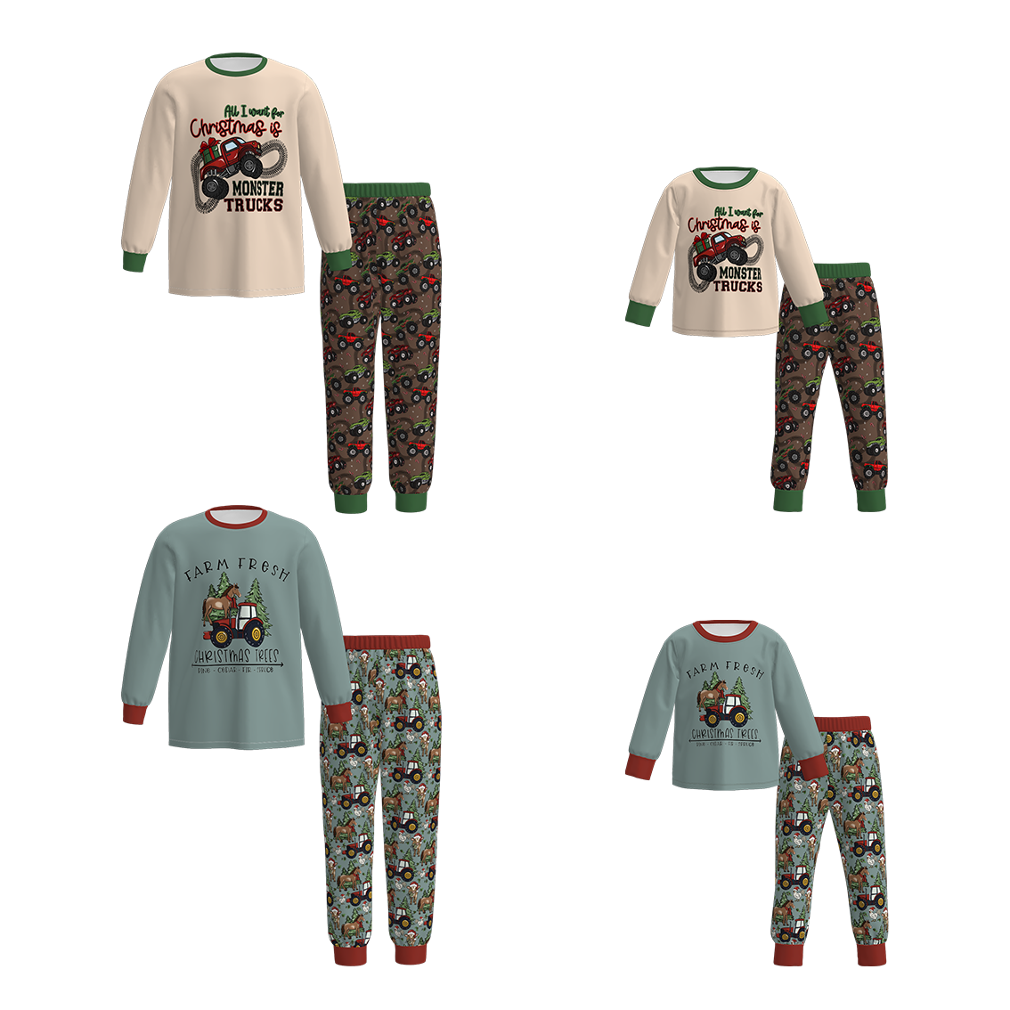 （Pre Order）Family Christmas Print Pajamas