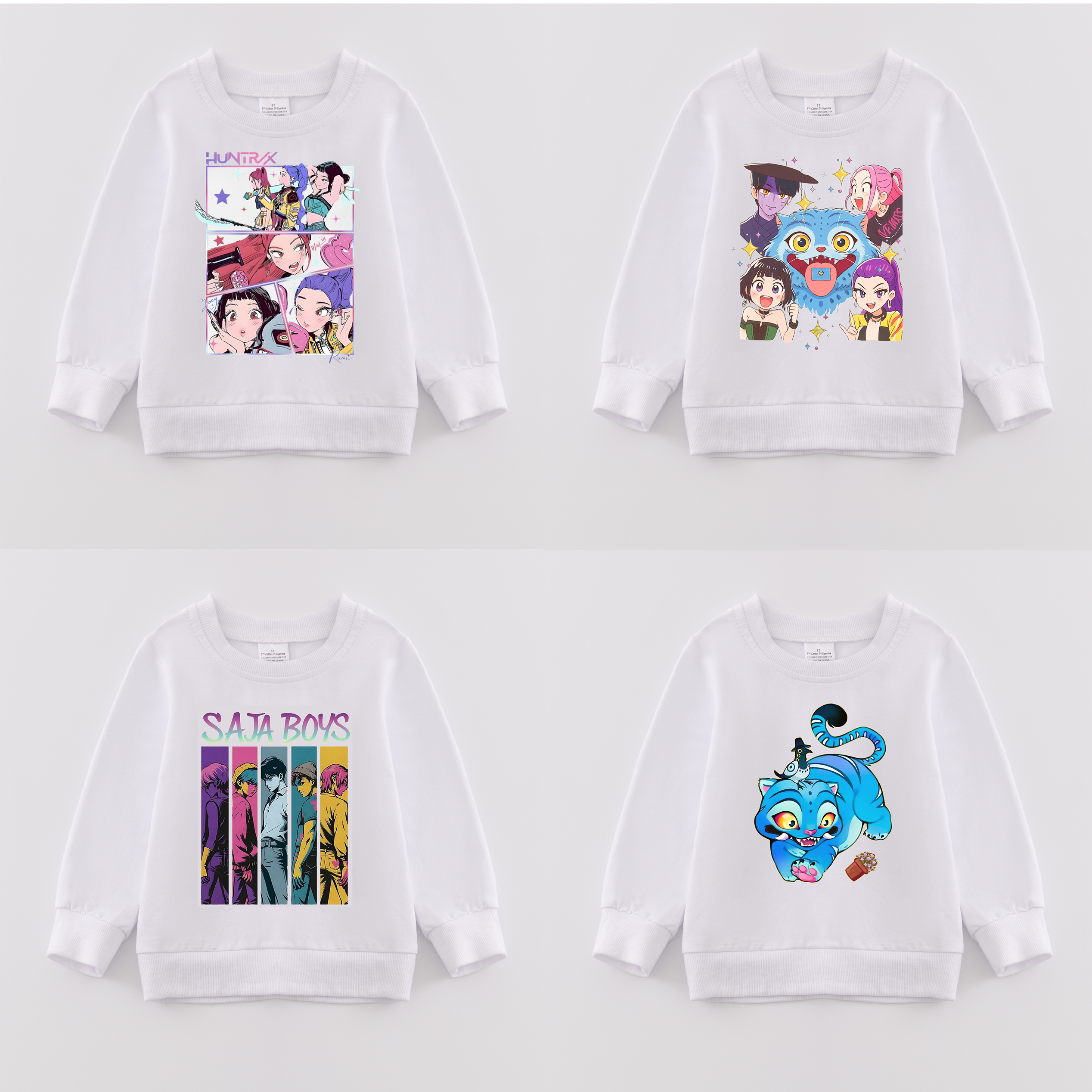 （Pre Order）Girls Movie Character Cotton Sweatshirt