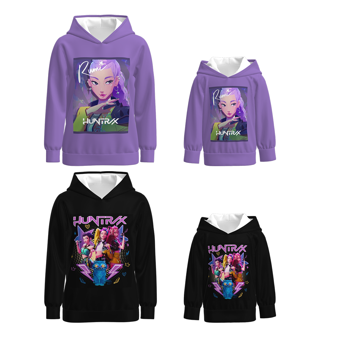 （Pre Order）Family Movie Character Print Hoodie