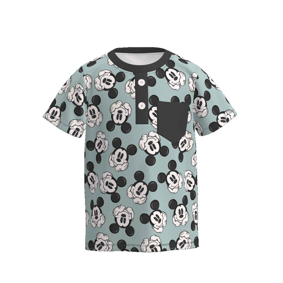（Pre Order）Boys Spring and Summer Cartoon Print Top