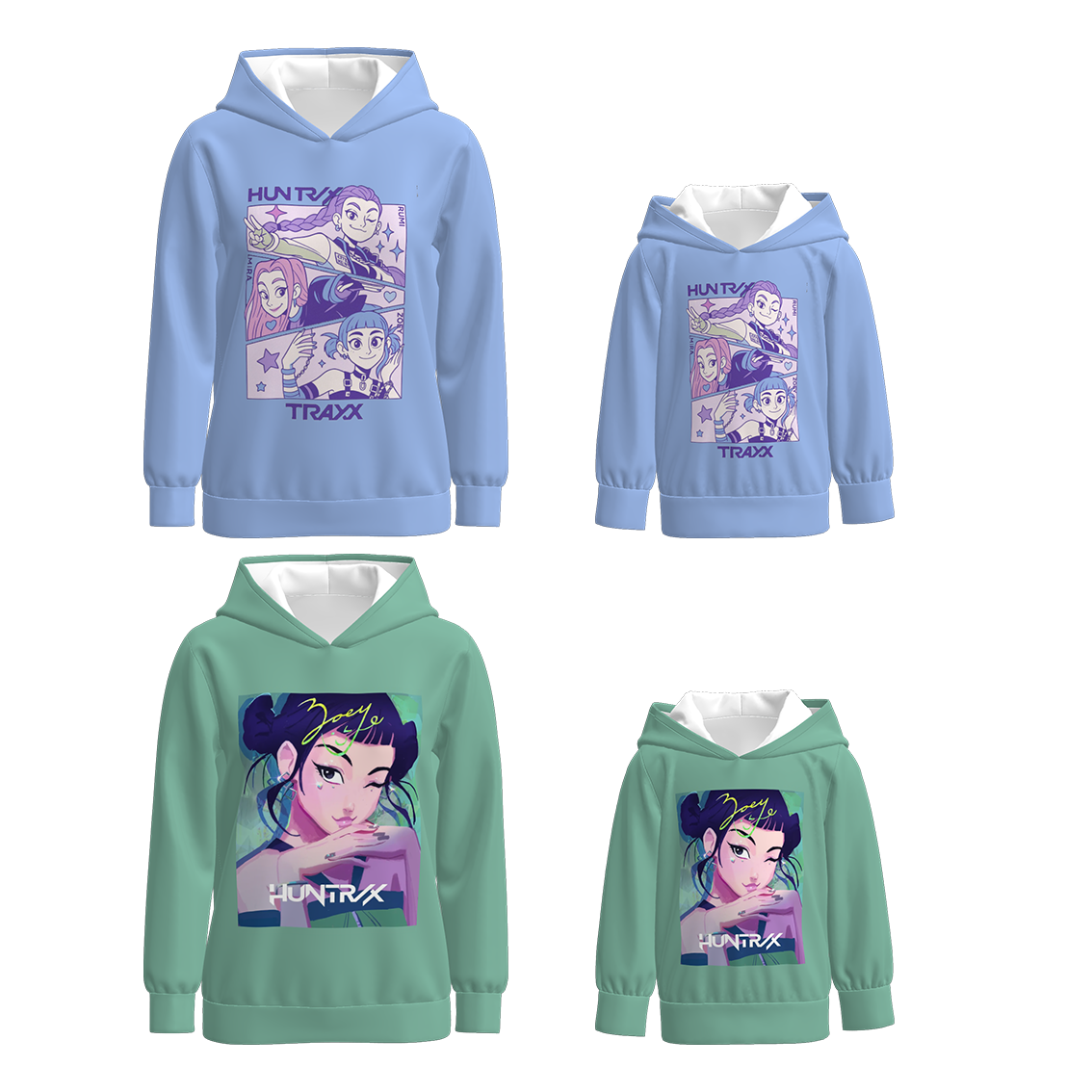 （Pre Order）Family Movie Character Print Hoodie