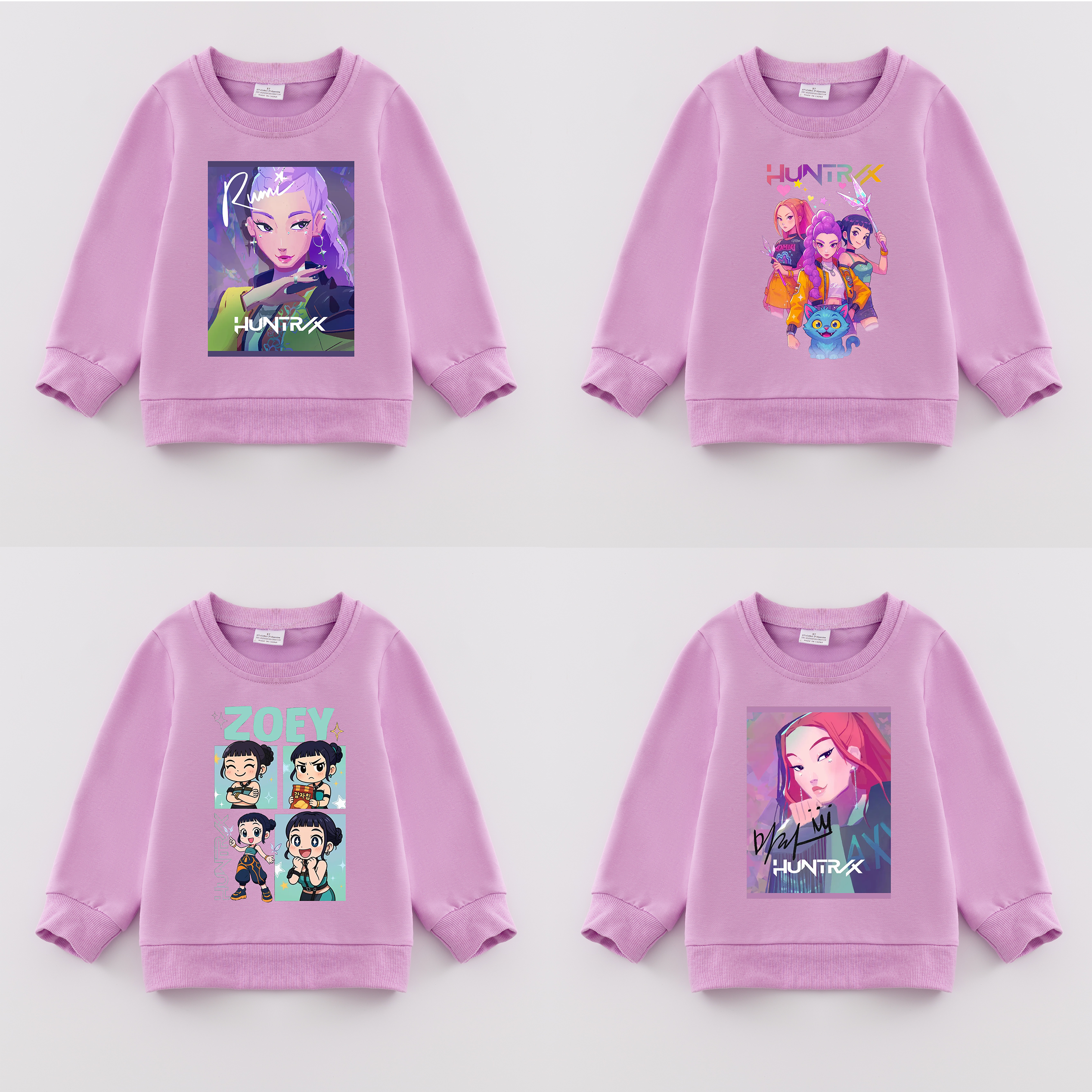 （Pre Order）Girls Movie Character Cotton Sweatshirt