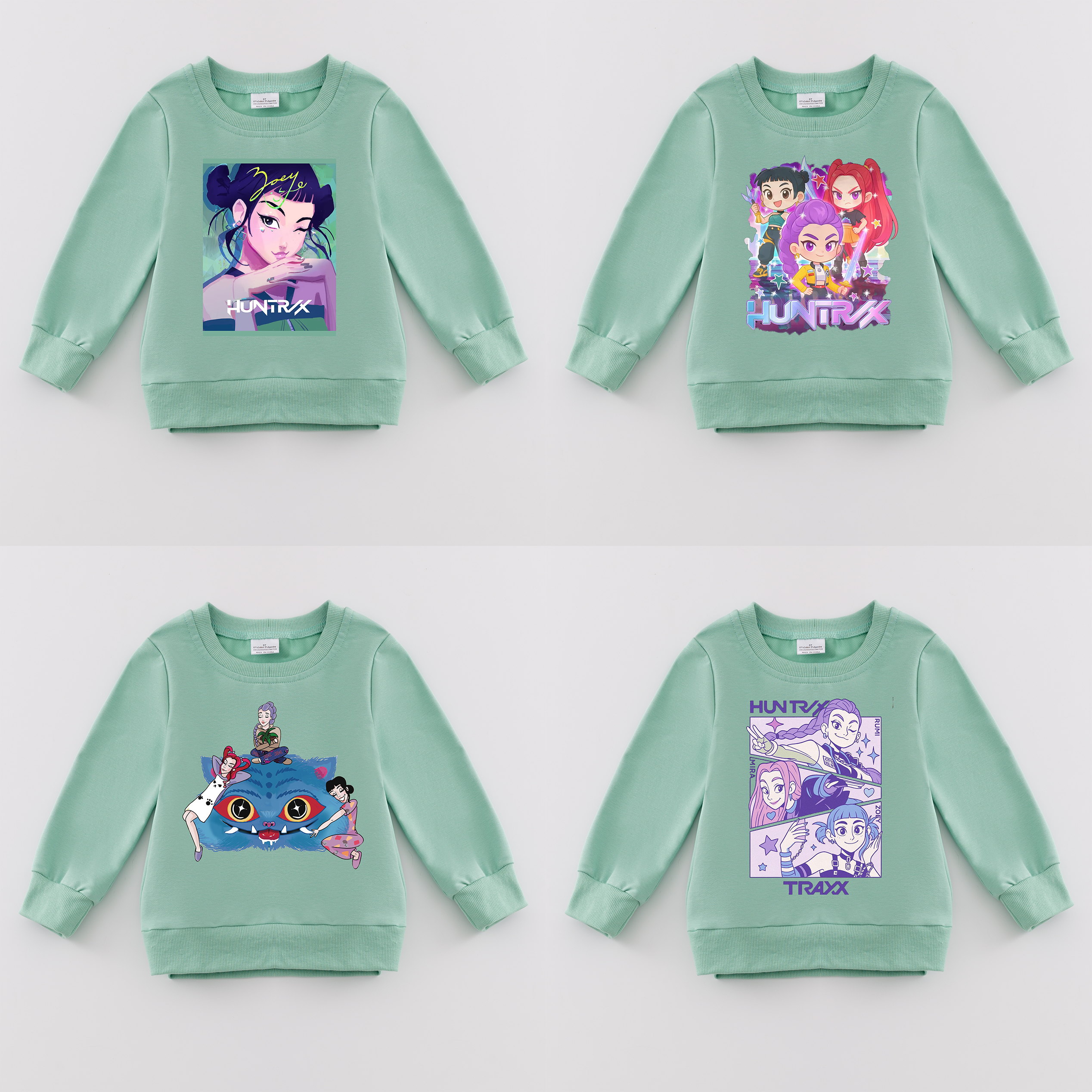 （Pre Order）Girls Movie Character Cotton Sweatshirt