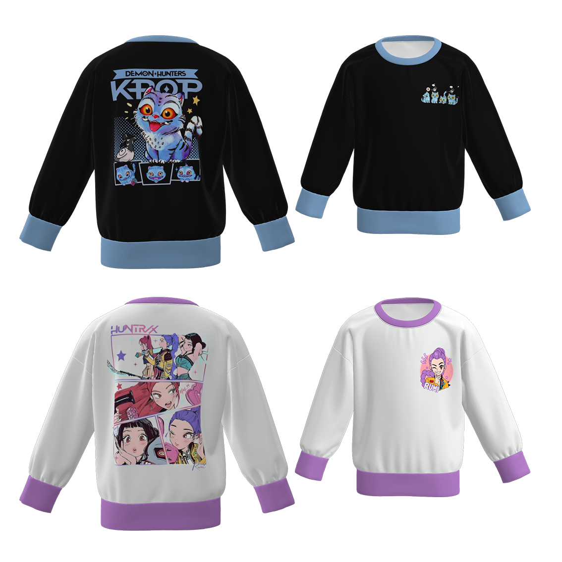 （Pre Order）Girls Movie Character Print Sweatshirt
