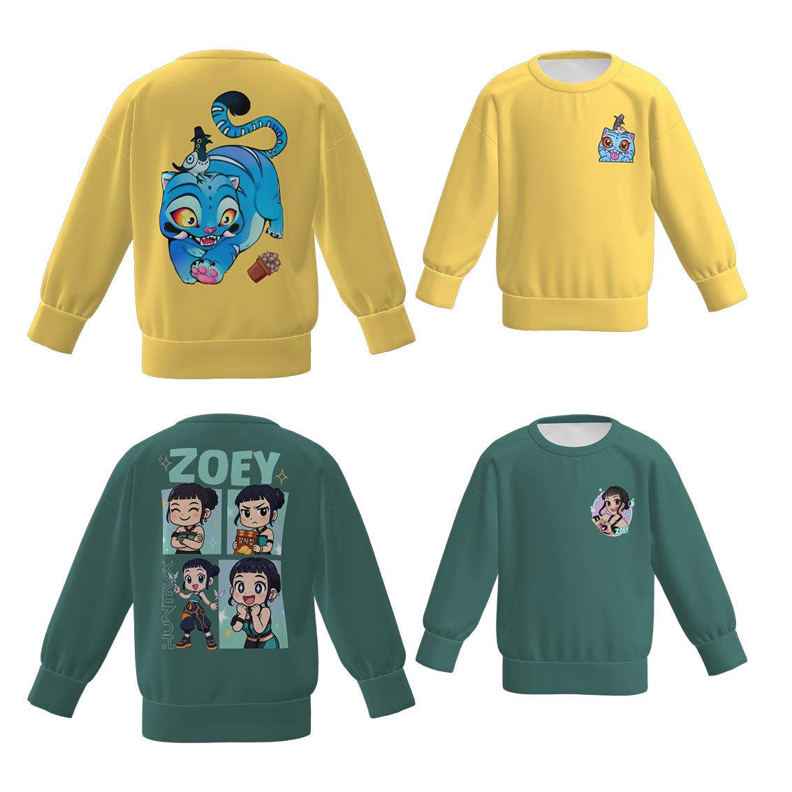 （Pre Order）Girls Movie Character Print Sweatshirt