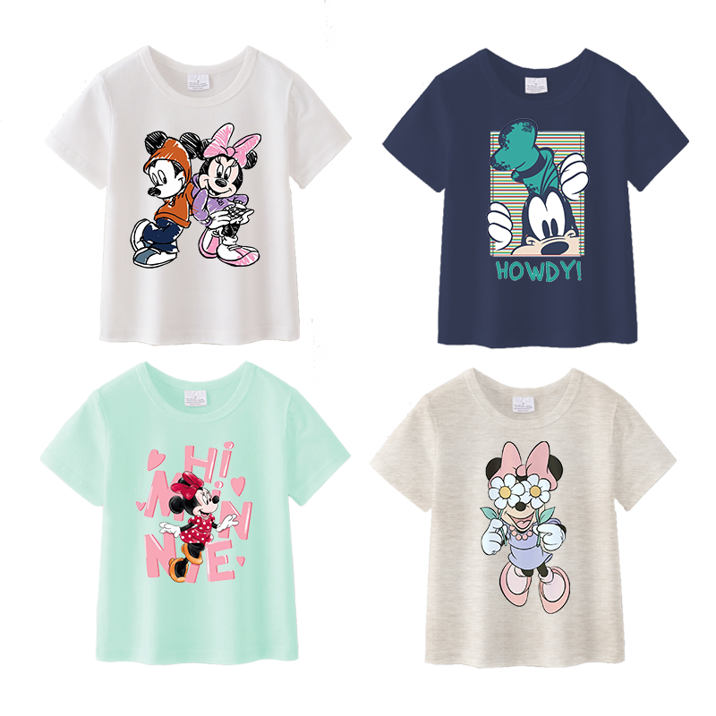 （Pre Order）Girls Spring and Summer Cartoon Print Top