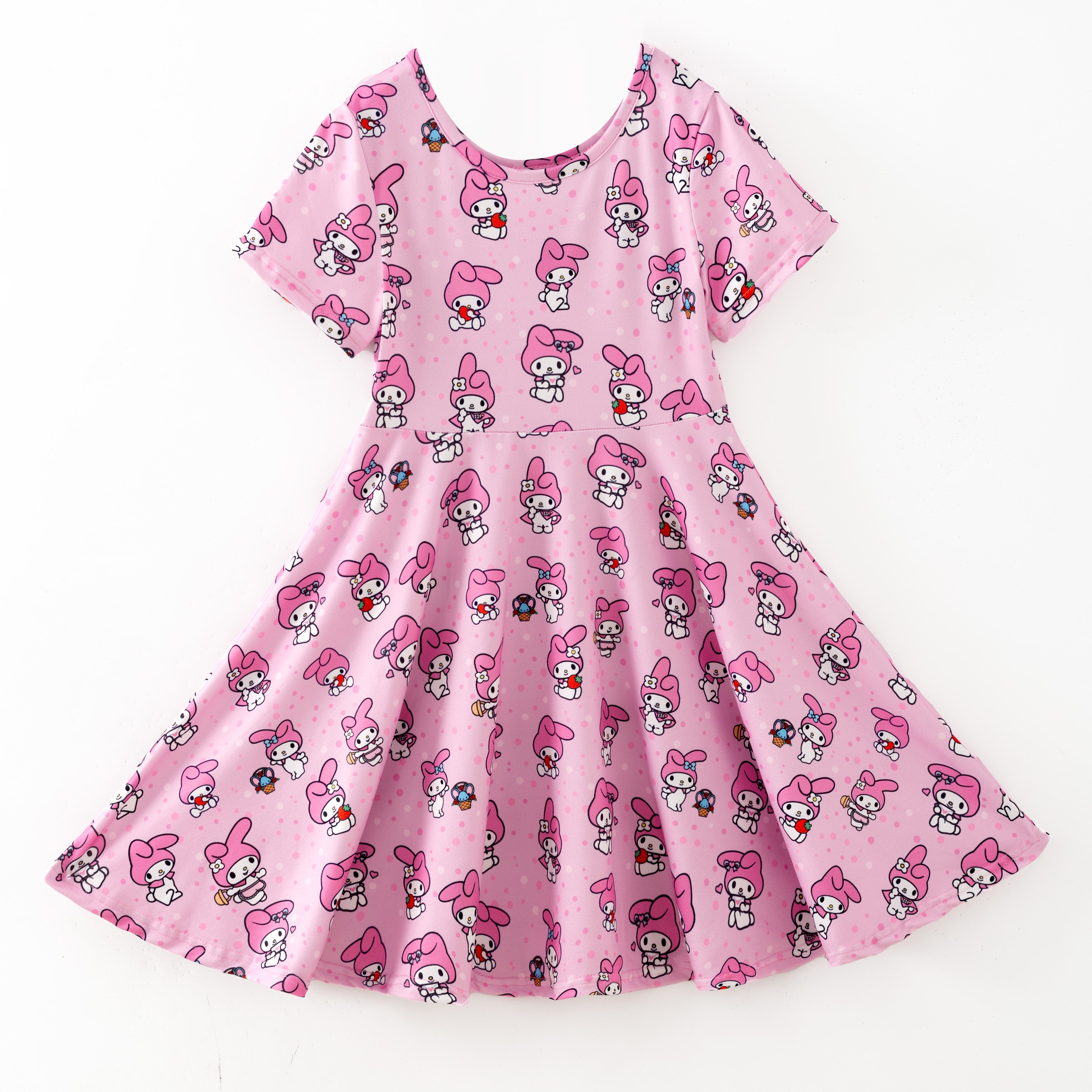 （Pre Order,Prepack Zone）Girls Cartoon Print Dress（Mix Size）