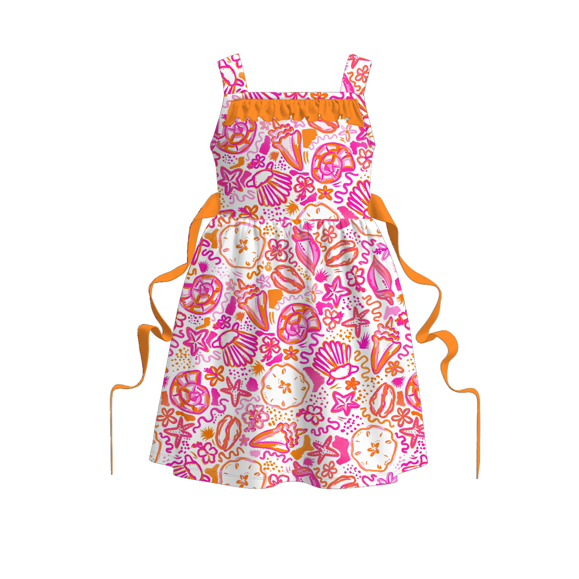 （Pre Order）Girls Summer Print Slip Dress