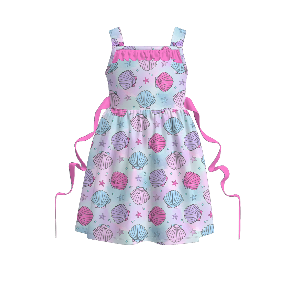（Pre Order）Girls Summer Print Slip Dress