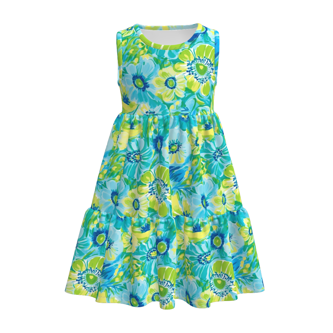 （Pre Order）Mommy and Me Spring and Summer Floral Print Dress