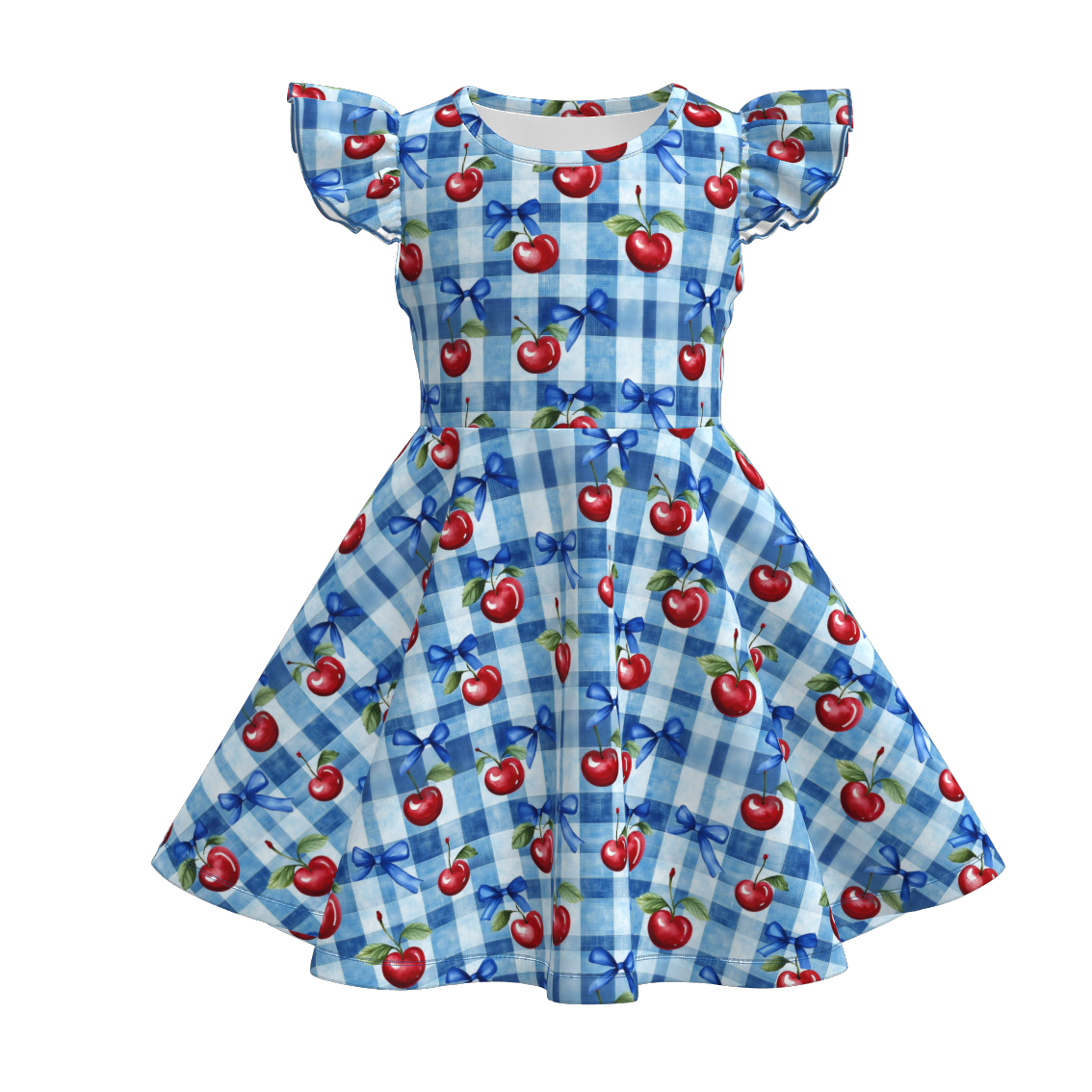 （Pre Order）Sisters Patriotic Print Dress＆Romper