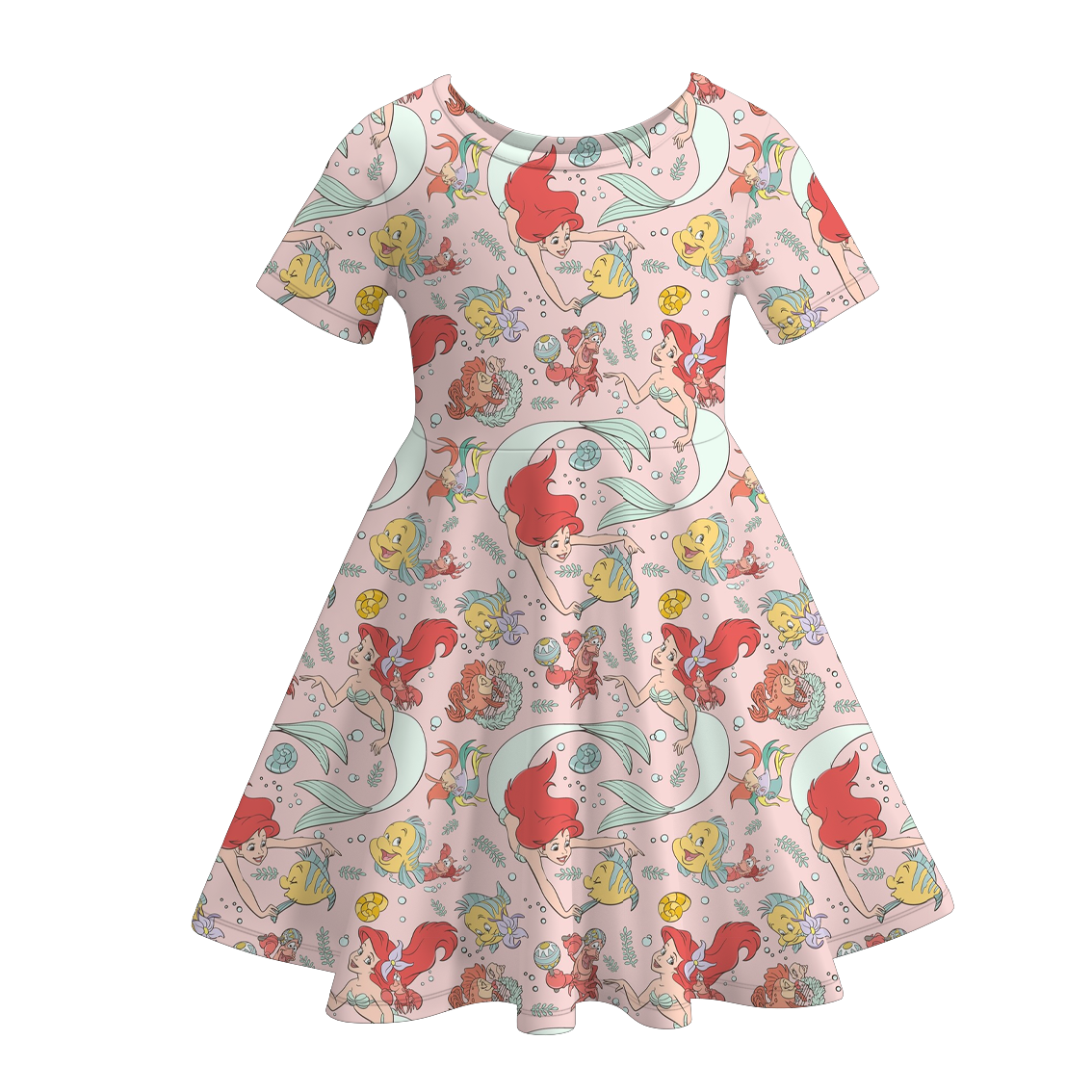 （Pre Order）Girls Spring and Summer Princess Print Dress