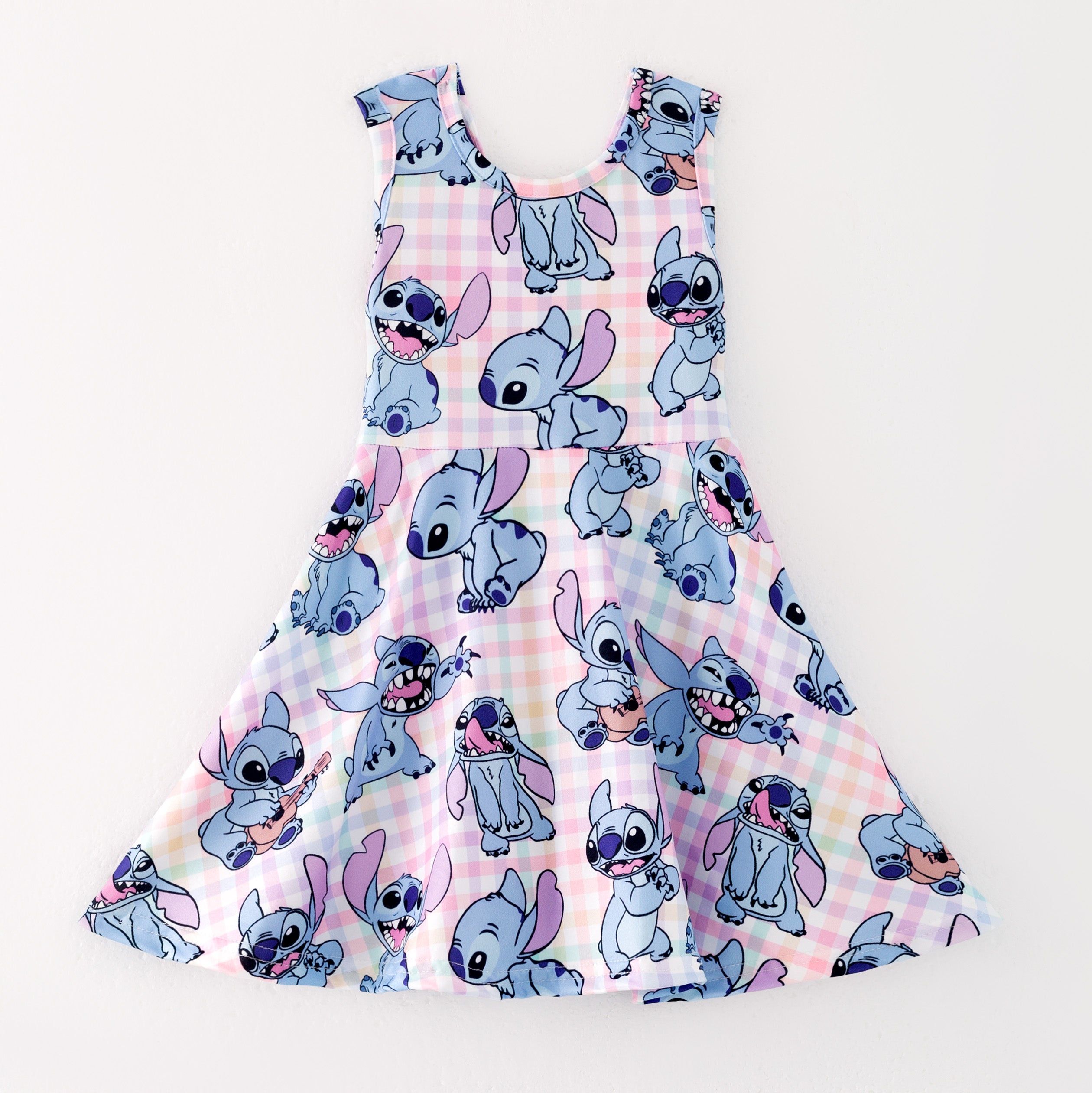 （Pre Order）Girls Spring and Summer Cartoon Print Skort Dress