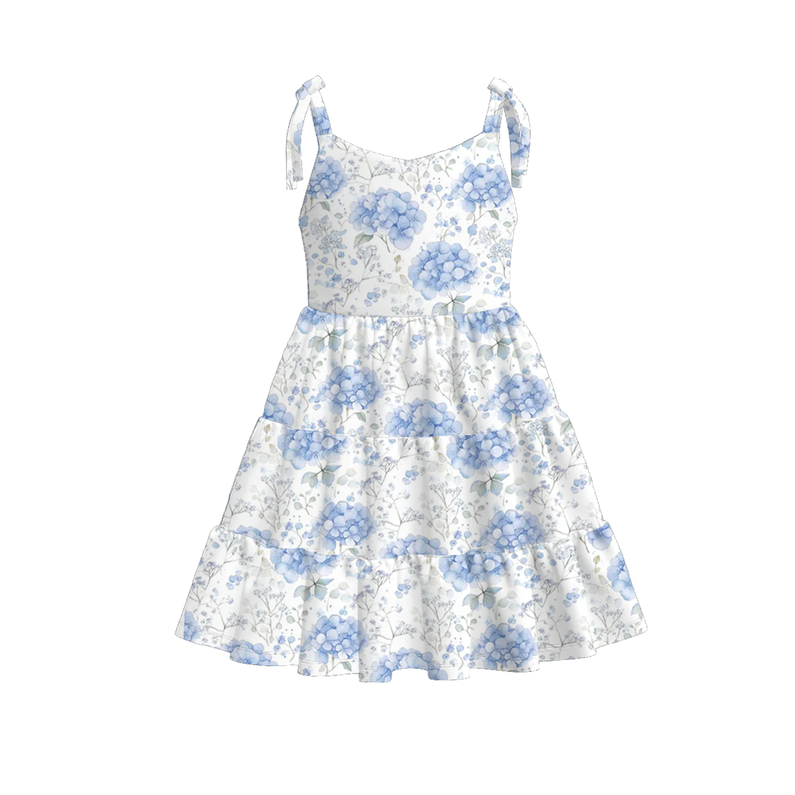 （Pre Order）Mommy and Me Spring＆Summer Bow Print Slip Dress