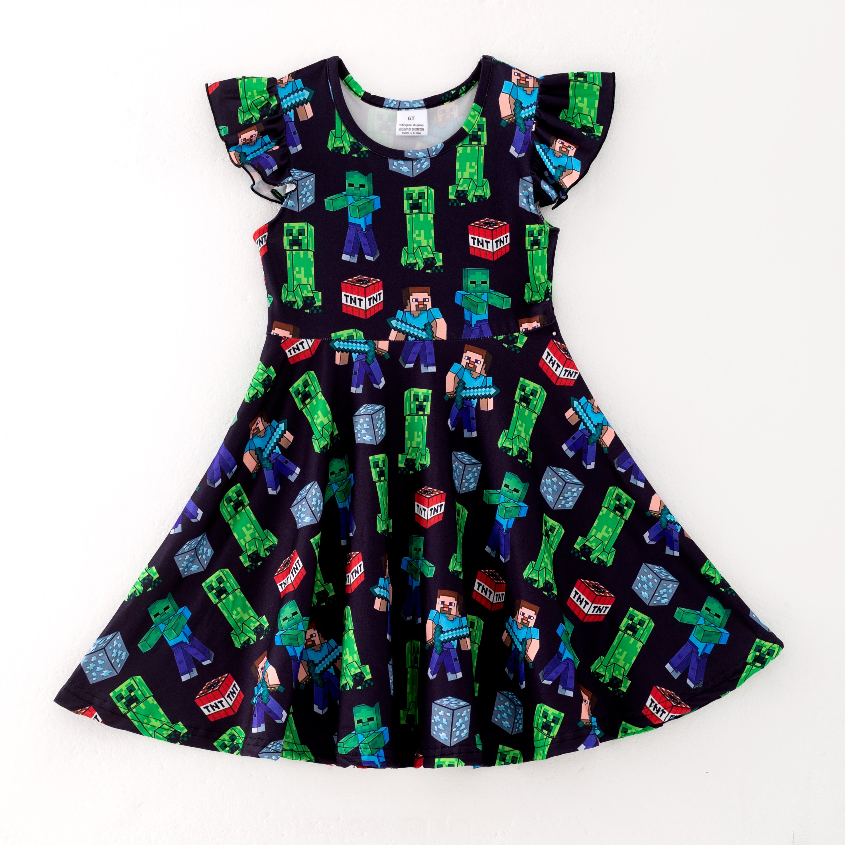 （Pre Order）Sibling Game Character Print Dress ＆Set
