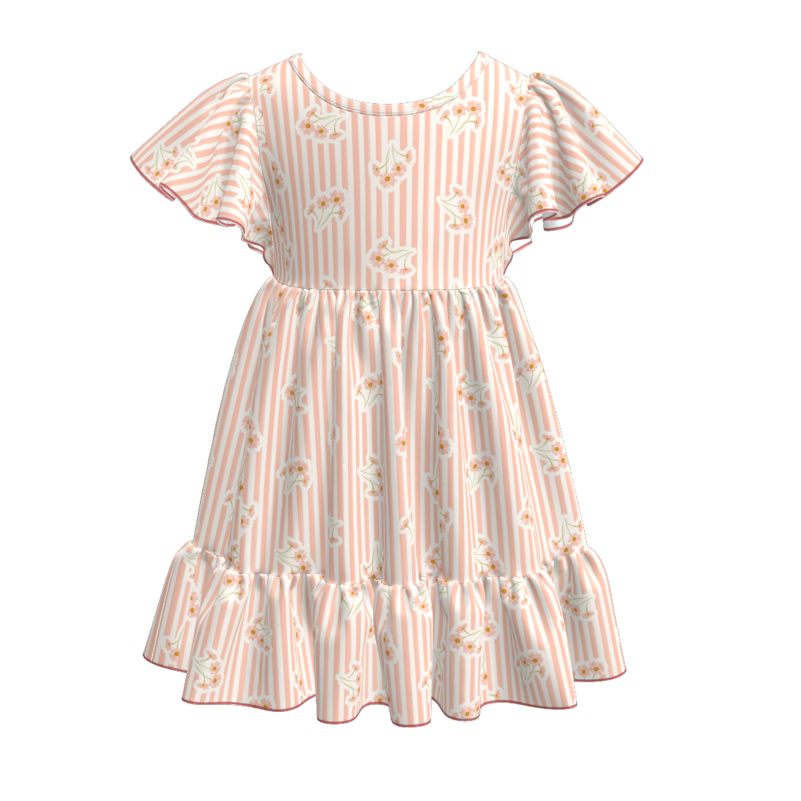 （Pre Order）Mommy and Me Spring＆Summer Floral Print Dress