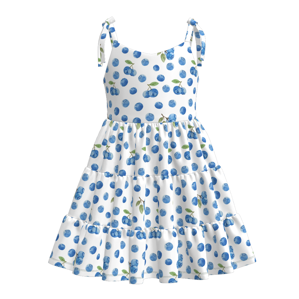 （Pre Order）Mommy and Me Spring＆Summer Fruit Print Slip Dress