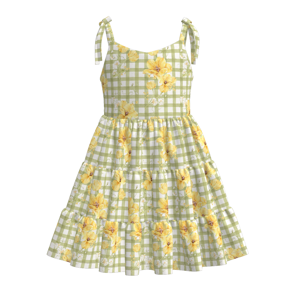 （Pre Order）Mommy and Me Spring＆Summer Floral Print Slip Dress