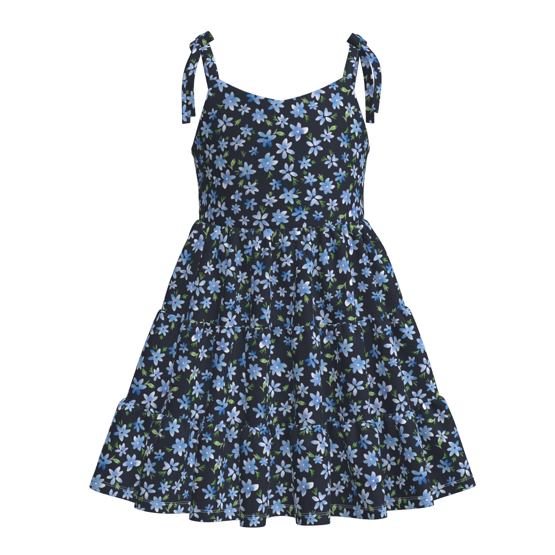 （Pre Order）Mommy and Me Spring＆Summer Floral Print Slip Dress