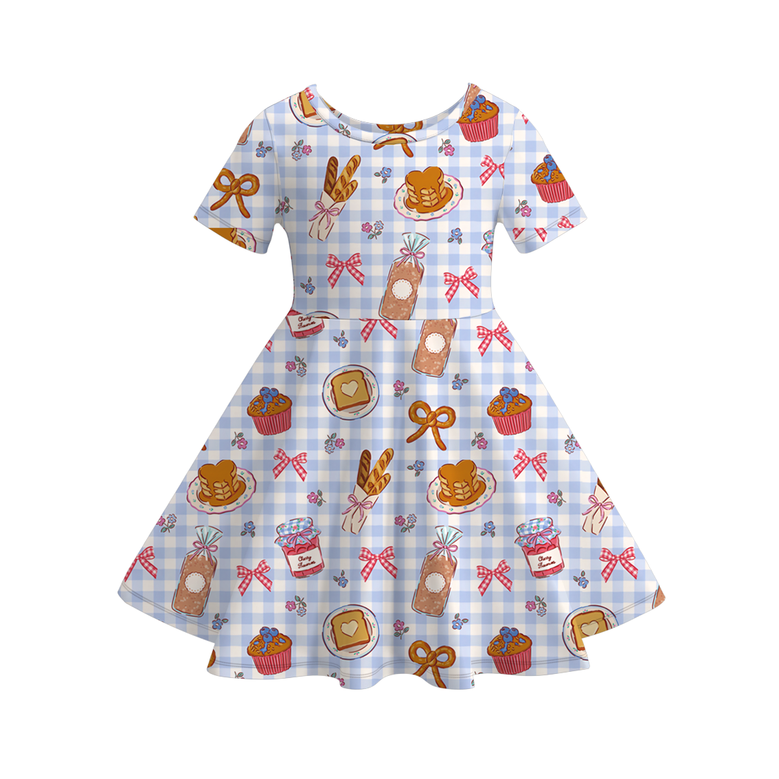 （Pre Order）Family Summer Dessert Print Dress＆Pajamas
