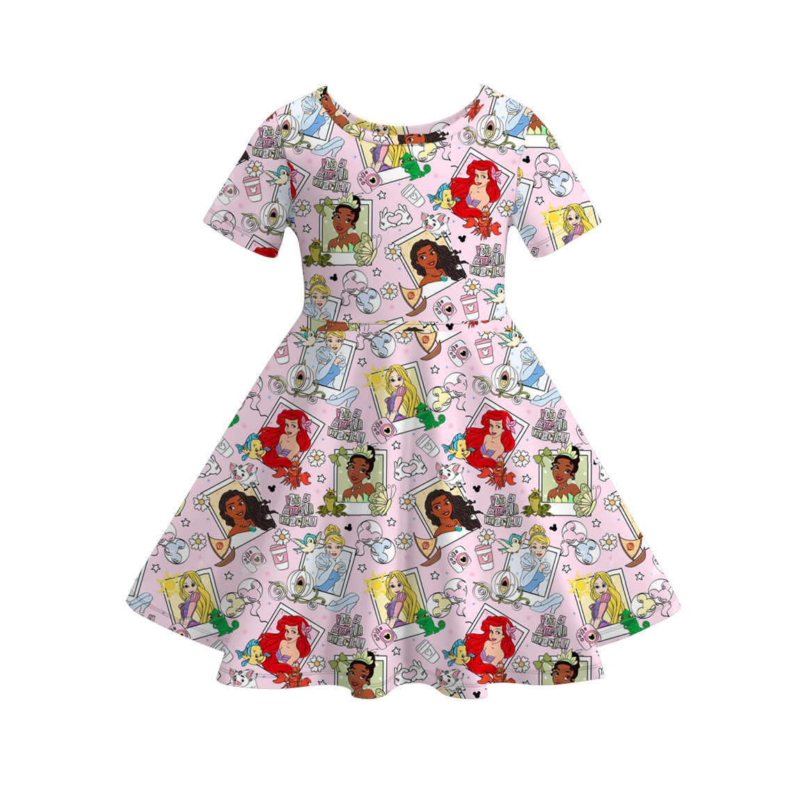 （Pre Order）Family Spring＆Summer Princess Print Dress,Set＆Romper