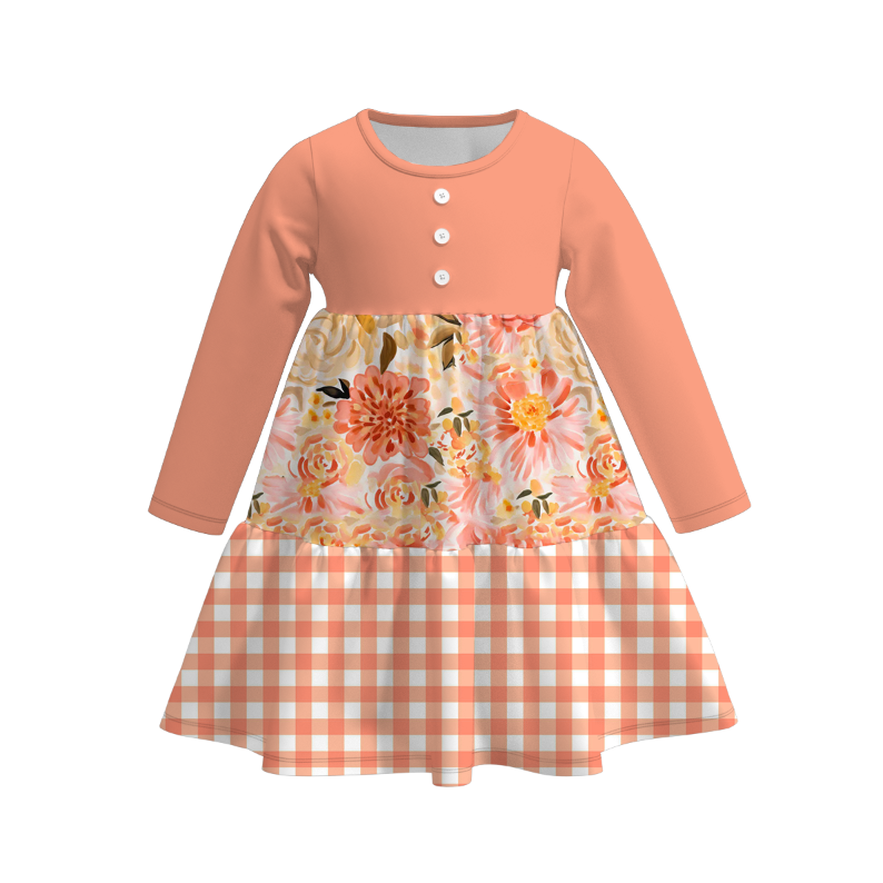 （Pre Order）Family Fall Floral Print Dress&Set