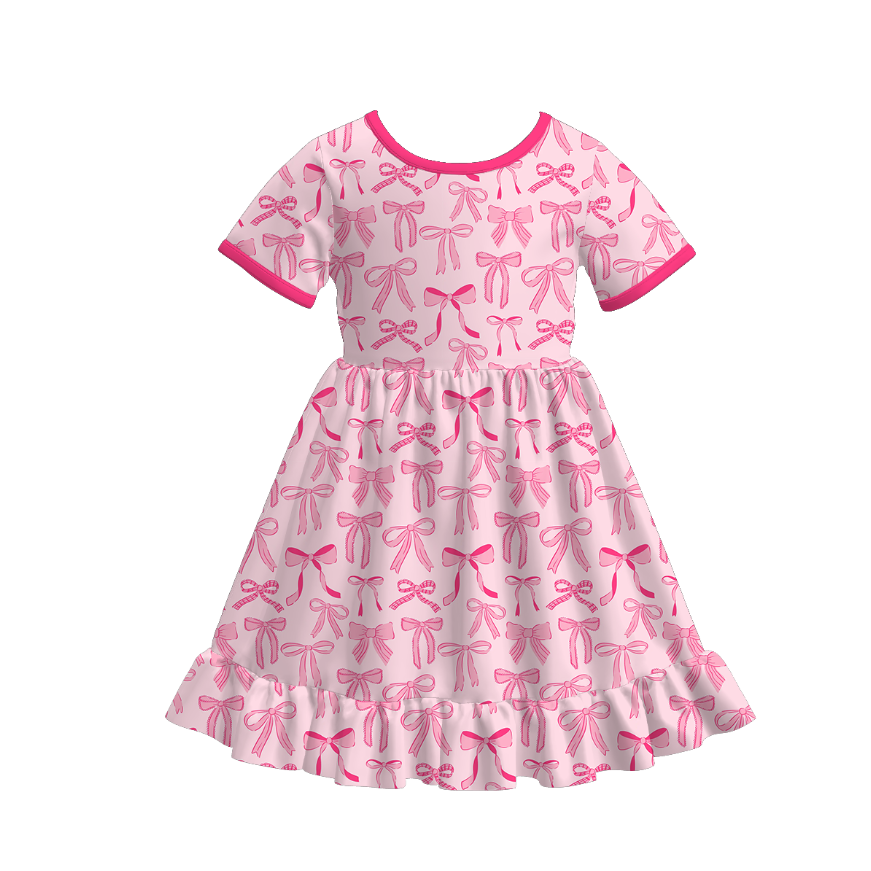 （Pre Order）Girls Summer Birthday Print Dress