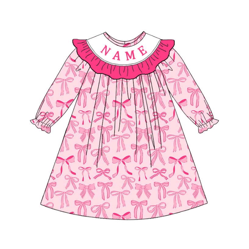 （Pre Order）Sisters Birthday Girl Embroidery Smocked Dress&Romper