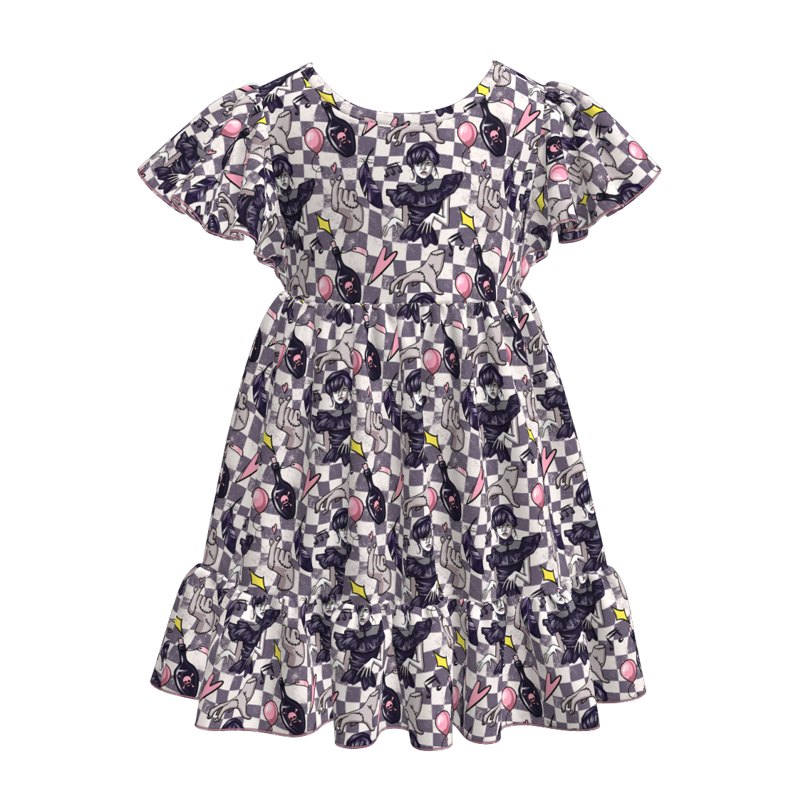 （Pre Order）Mommy and Me Halloween Print Dress