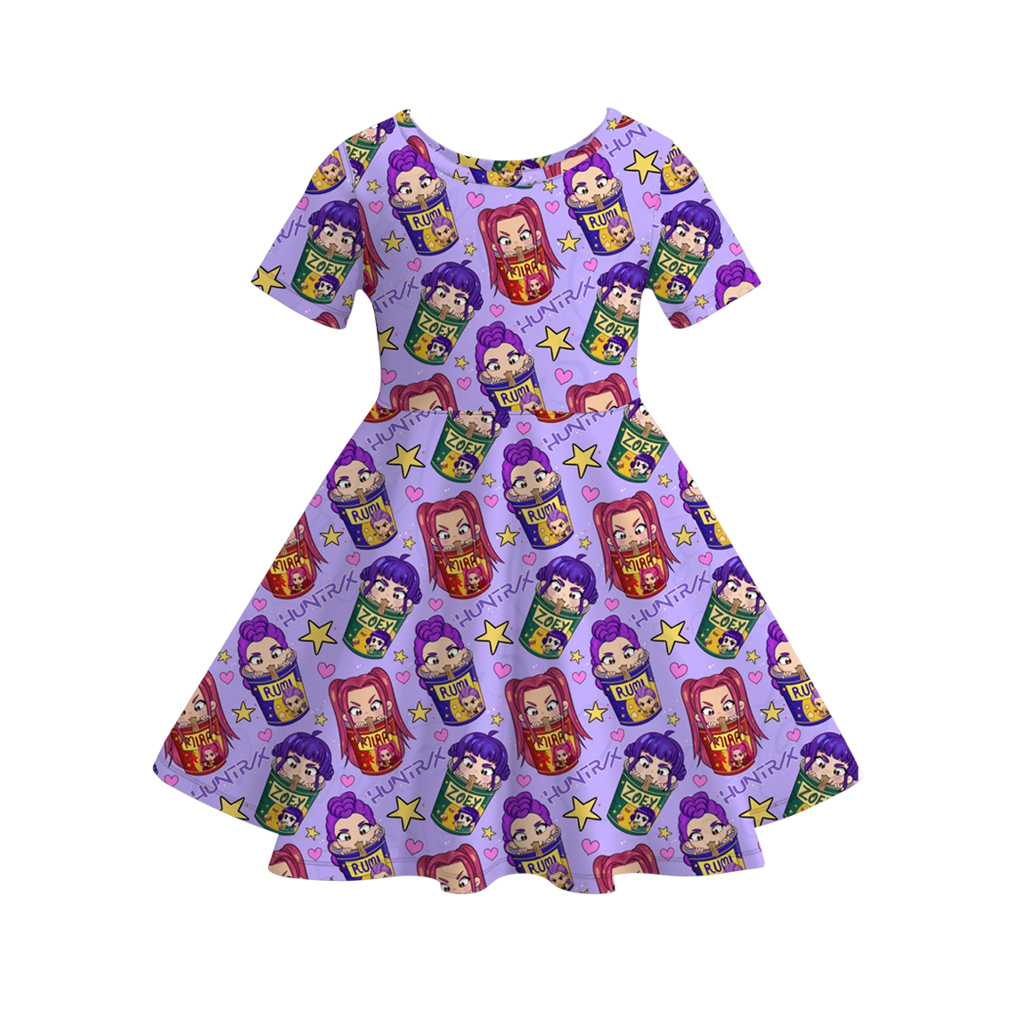 （Pre Order）Girls Movie Character Print Dress,Set&Top