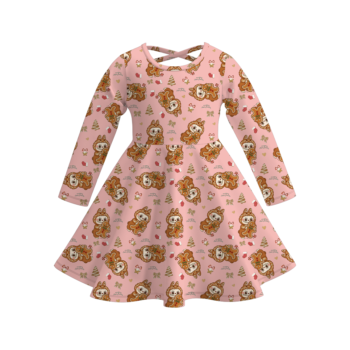 （Pre Order）Girls Fall&Winter LBB Print Dress
