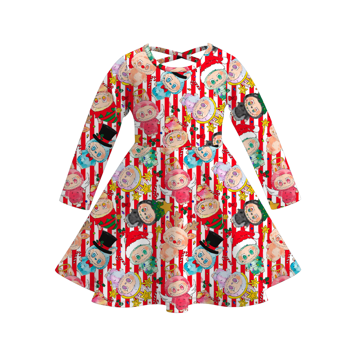 （Pre Order）Girls Fall&Winter LBB Print Dress