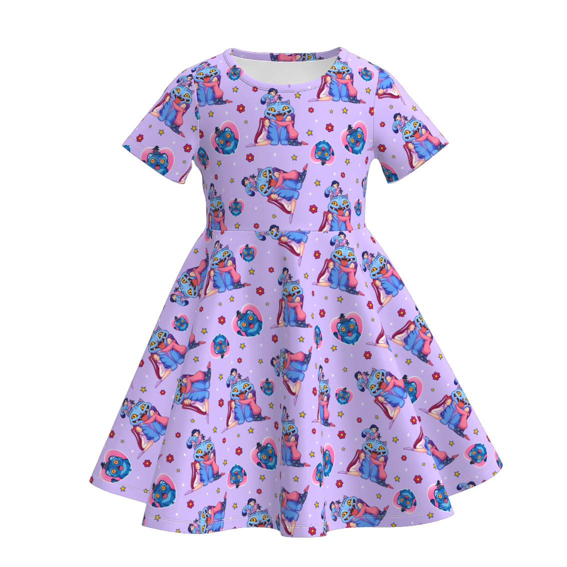 （Pre Order）Girls Movie Character Print Dress