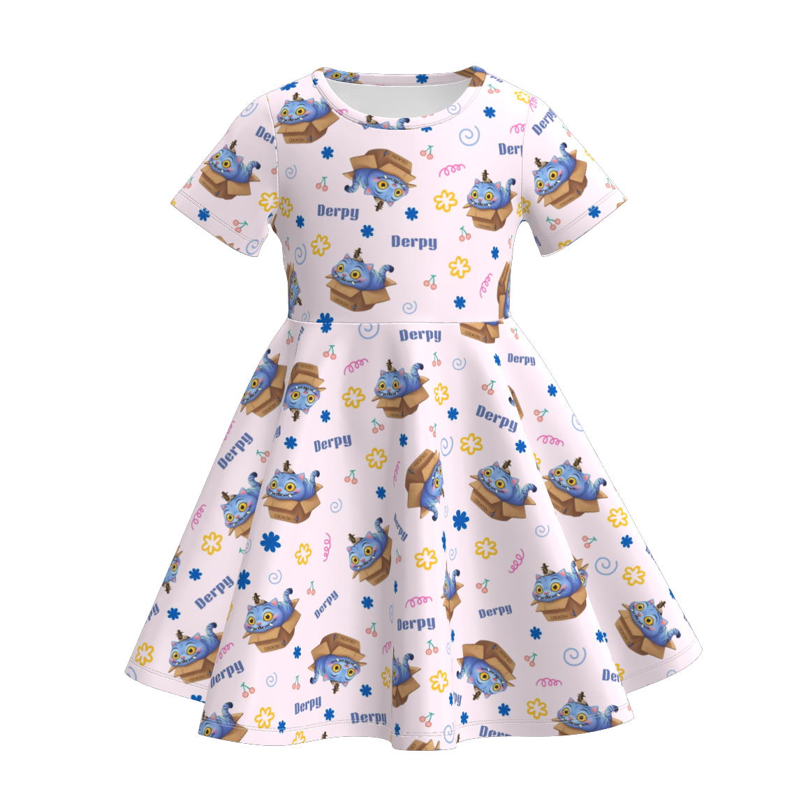 （Pre Order）Girls Movie Character Print Dress