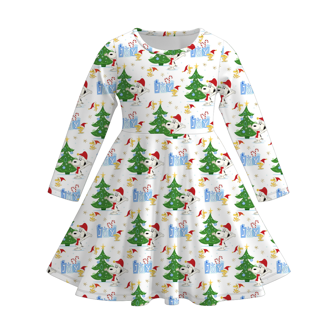（Pre Order）Family Christmas Cartoon Print Dress,Set＆Pants