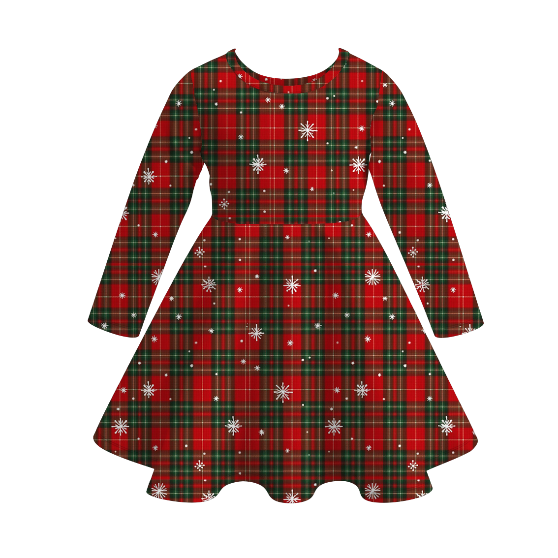 （Pre Order）Family Christmas Plaid Dress,Set,Pants＆Romper