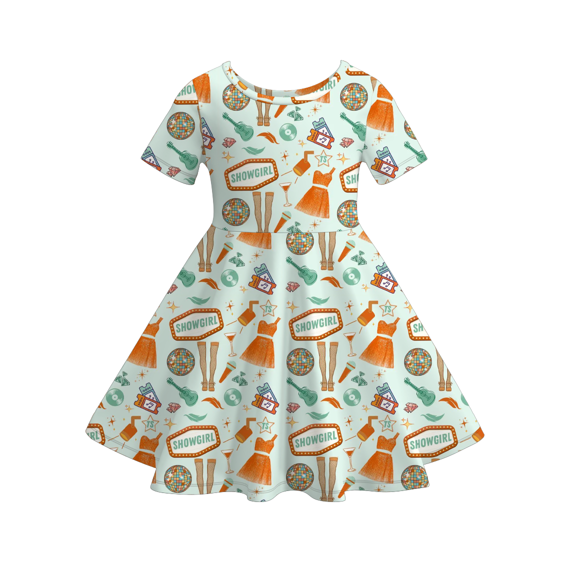 （Pre Order）Girls TS Print Dress
