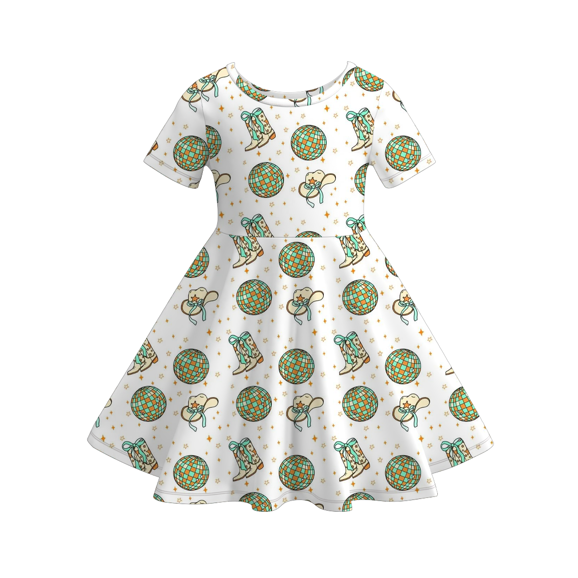 （Pre Order）Girls TS Print Dress