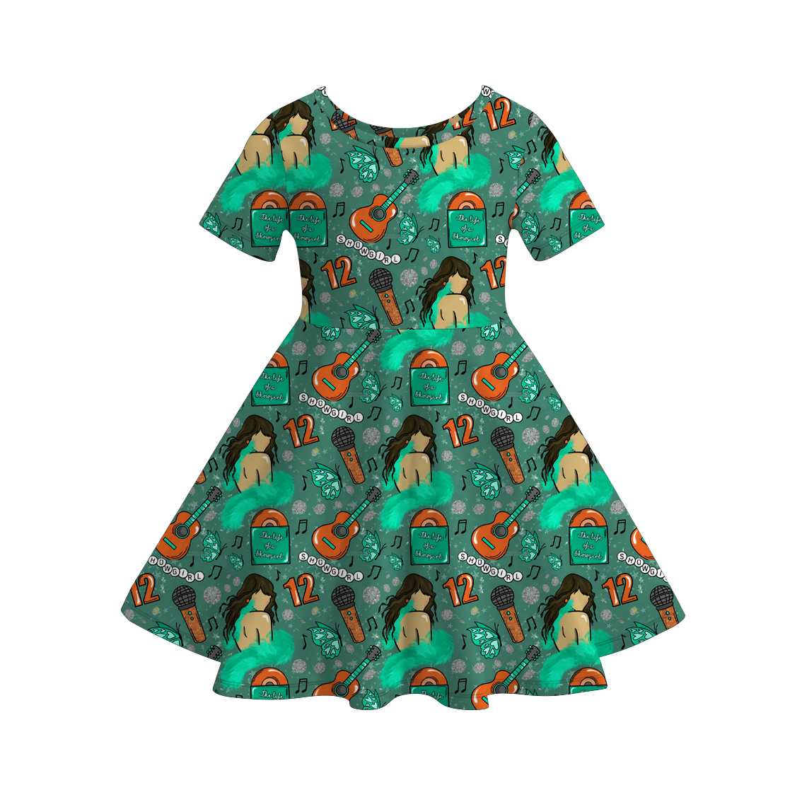 （Pre Order）Girls TS Print Dress
