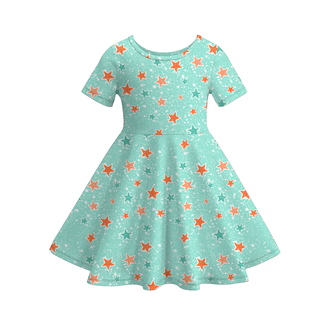 （Pre Order）Girls TS Print Dress