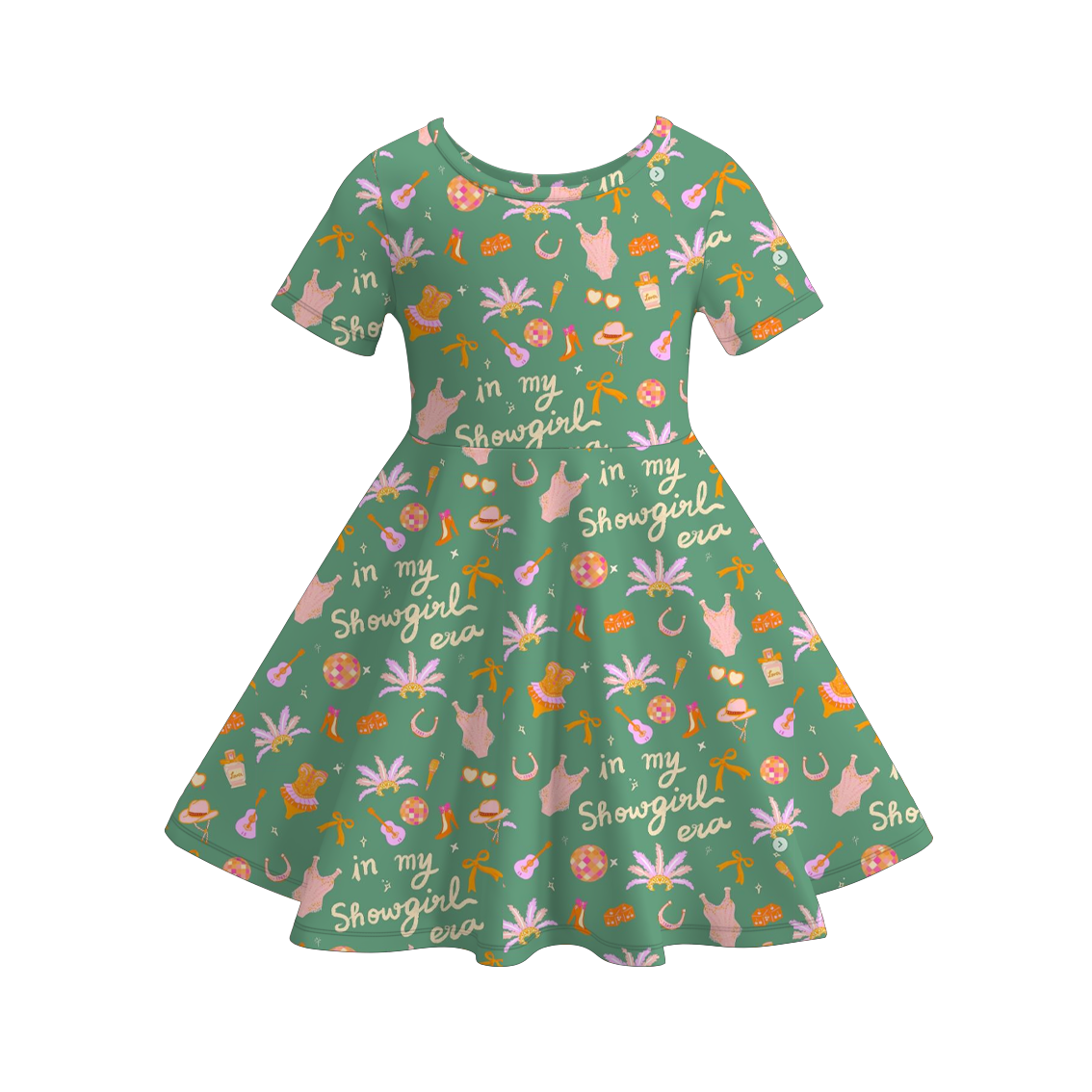 （Pre Order）Girls TS Print Dress