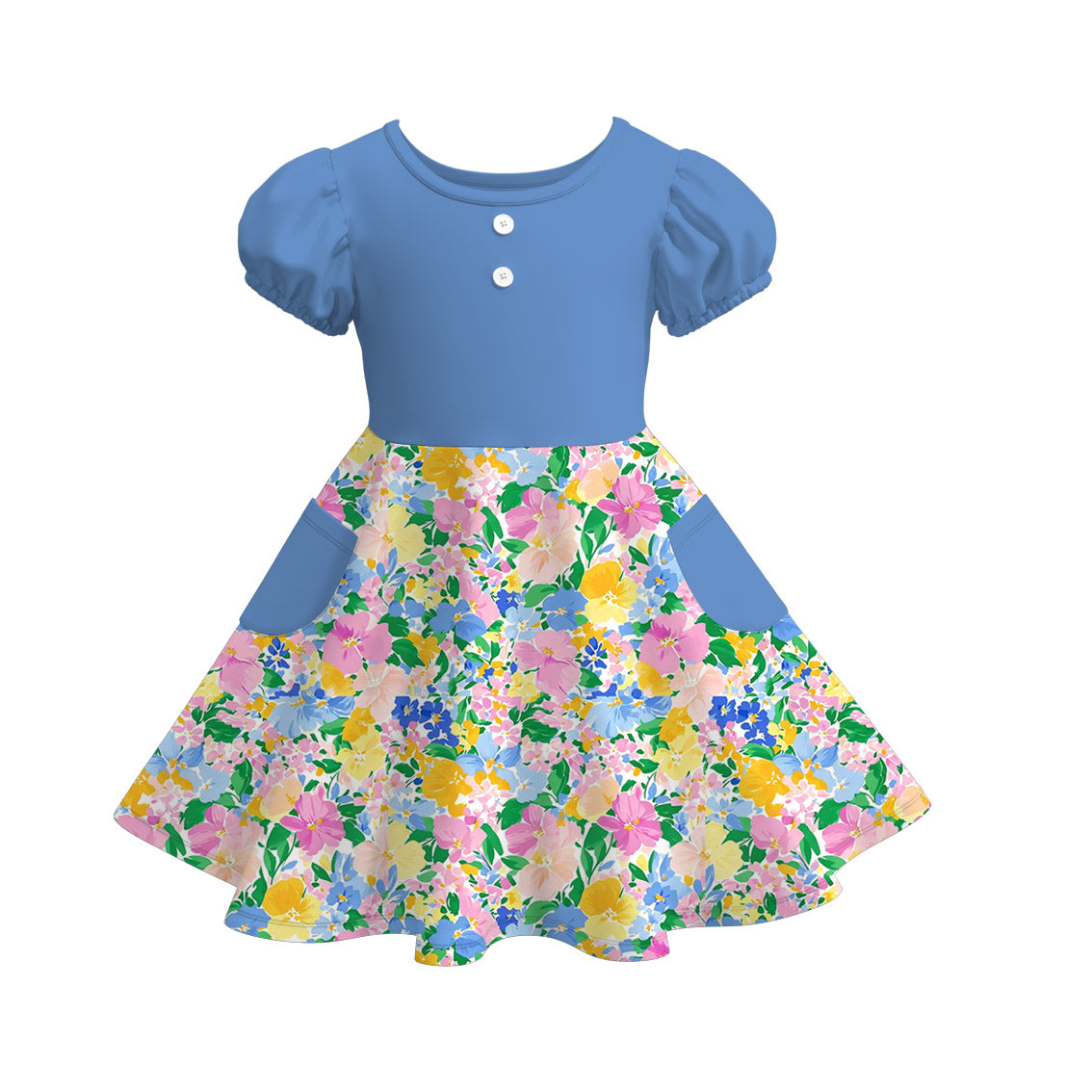 （Pre Order）Sisters Spring Floral Print Dress,Set&Romper