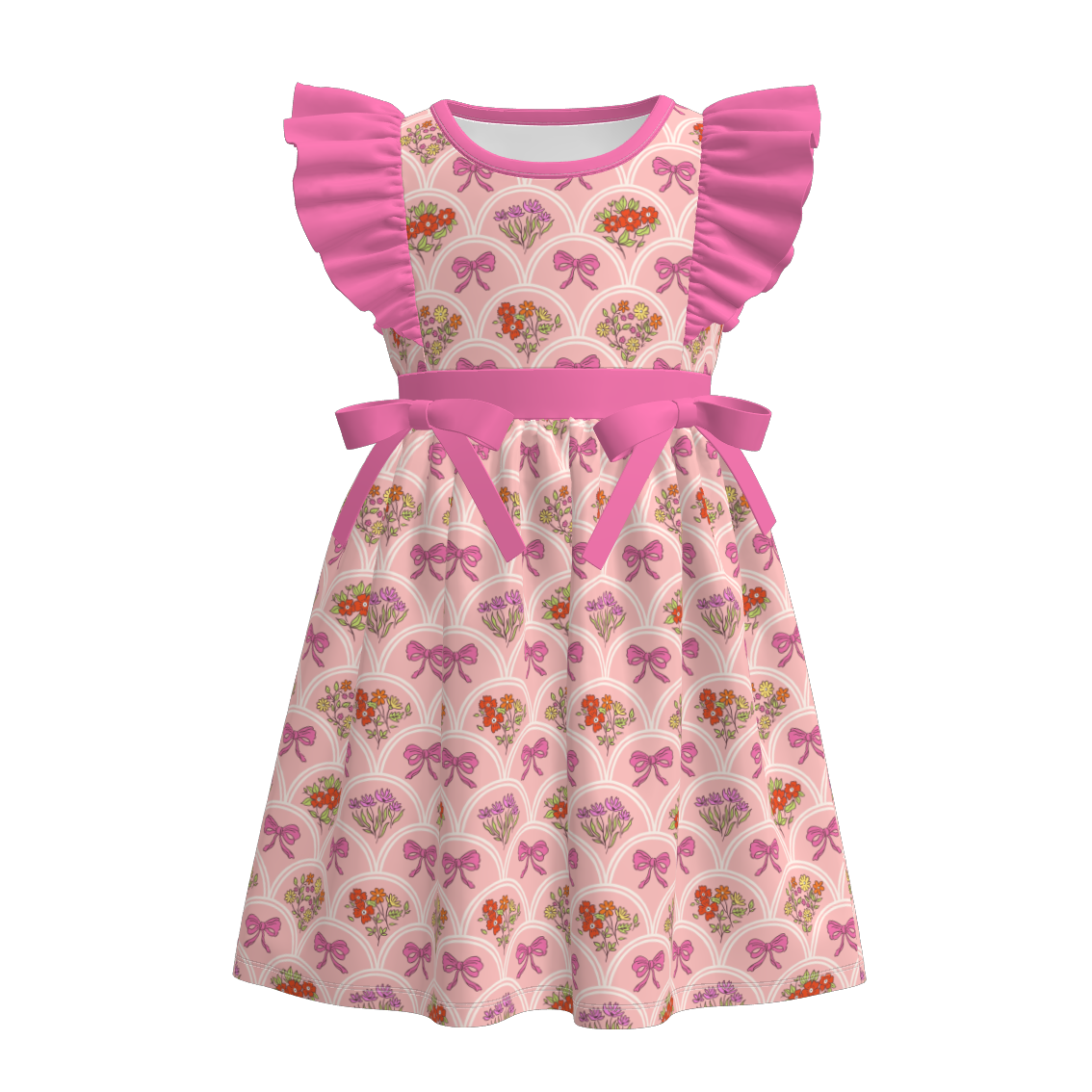 （Pre Order）Sisters Spring&Summer Floral Print Dress,Set&Romper