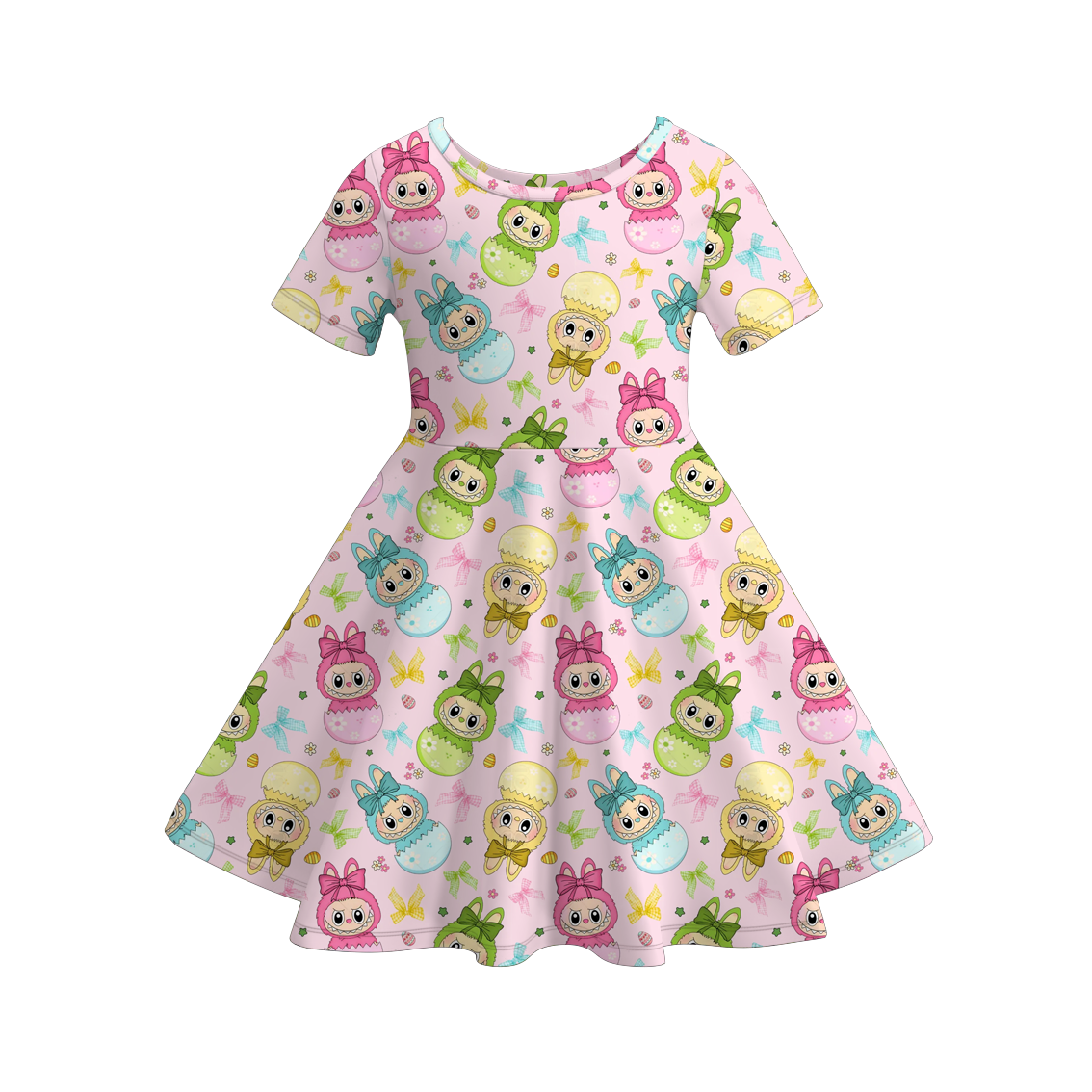 （Pre Order）Girls Easter Movie Character&LBB Print Dress