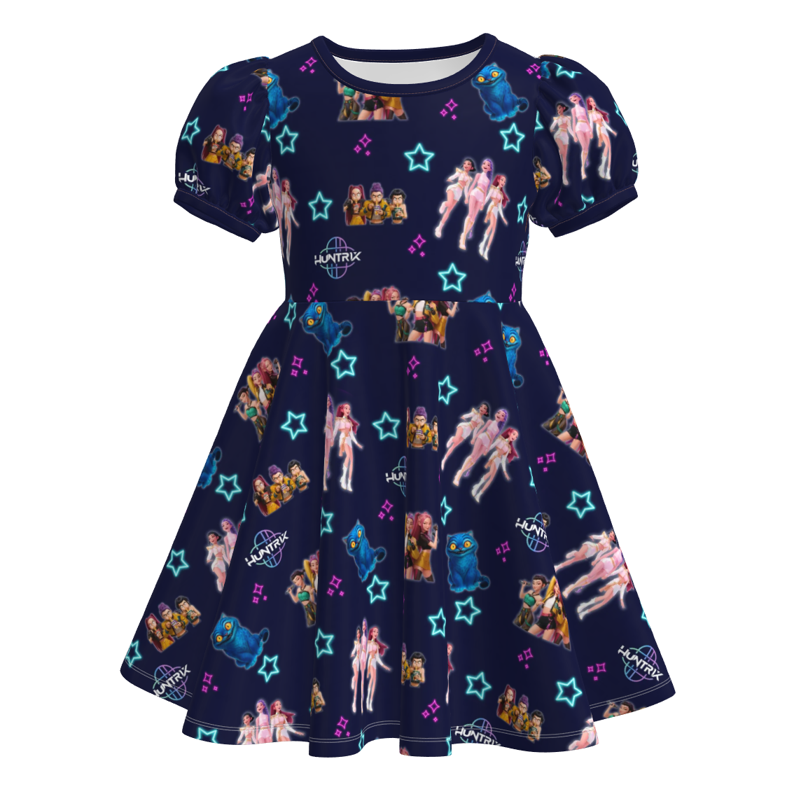 （Pre Order）Girls Spring&Summer Movie Character Print Dress