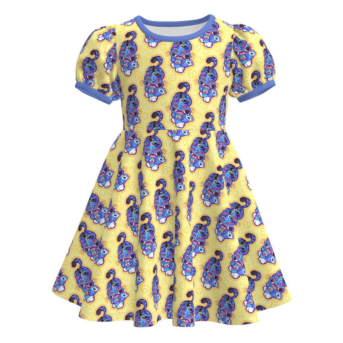 （Pre Order）Girls Spring&Summer Movie Character Print Dress