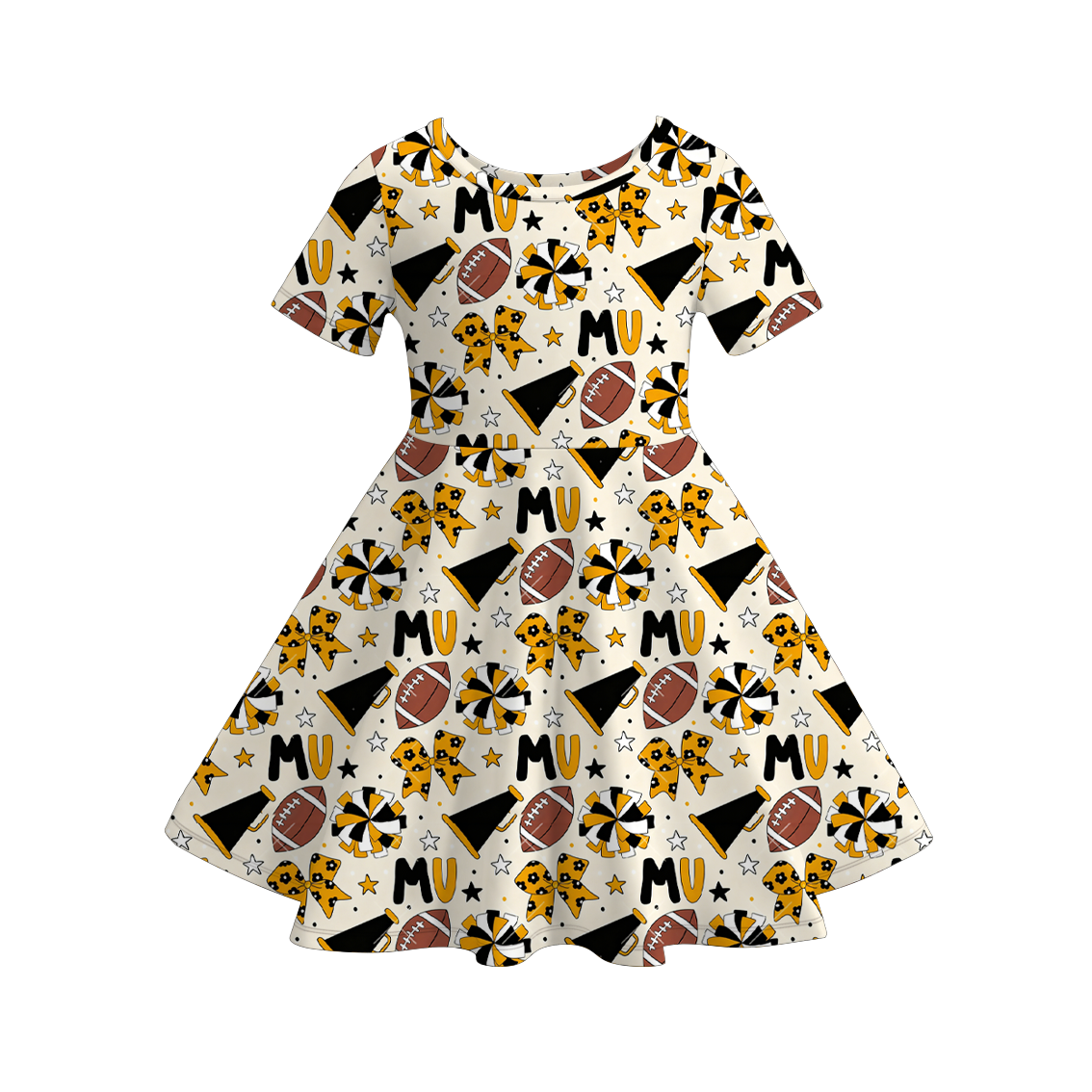 （Pre Order）Sisters Spring&Summer Football Print Dress,Pants&Romper