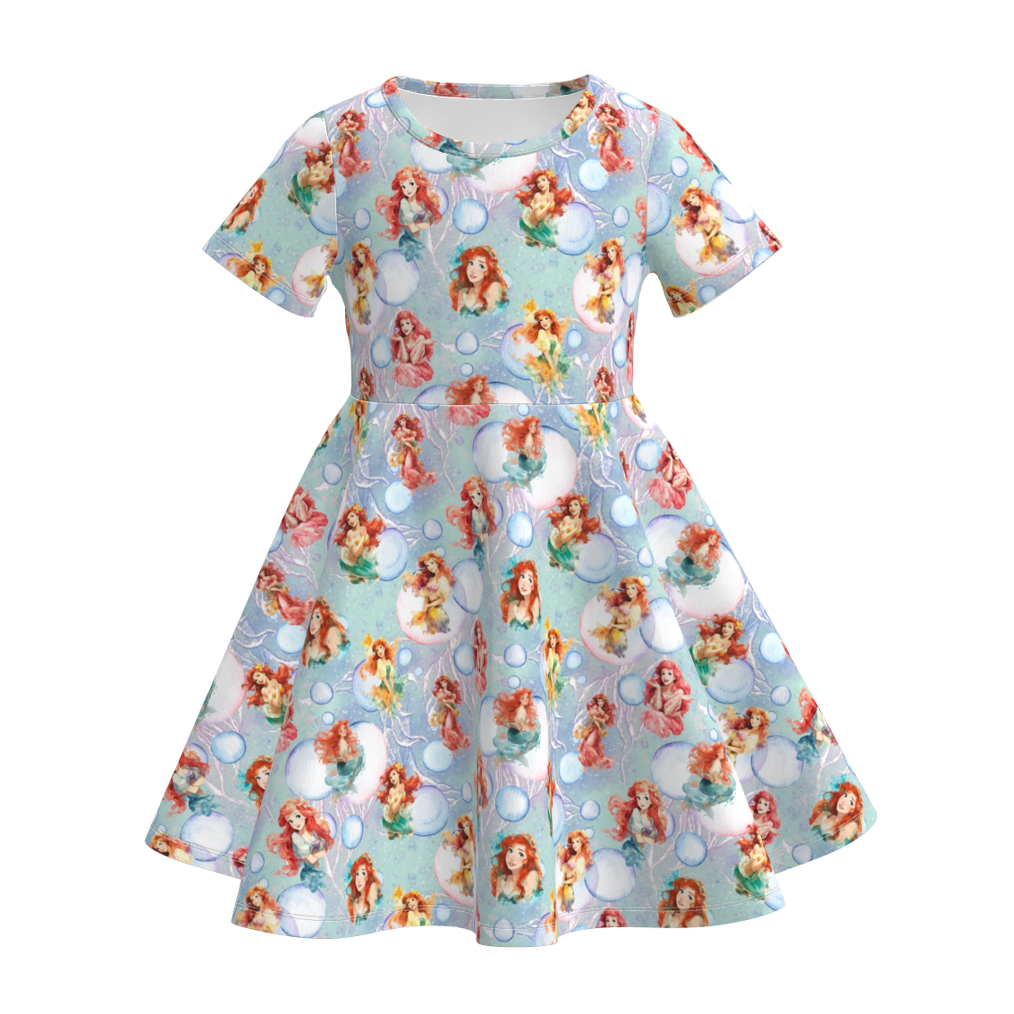 （Pre Order）Girls Spring&Summer Cartoon Print Dress