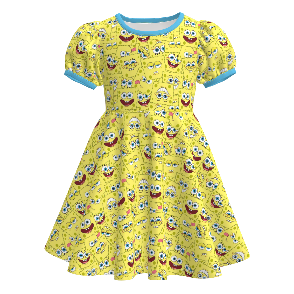（Pre Order）Girls Spring&Summer Cartoon Print Dress