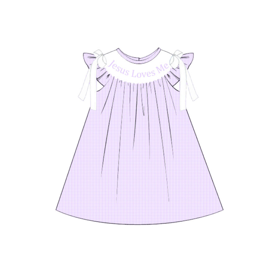 （Pre Order）Siblings Easter Embroidery Smocked Dress,Set&Romper